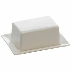 Maxwell & Williams Butterdose, Butterglocke, Butterschale, Porzellan, Weiß, 125g - Bild 1 von 1