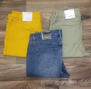 djeans Women's Ankle PLUS super soft Jeans Modern Fit Sage Green NWT - Picture 1 of 7
