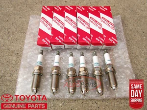 FITS: 16 - 23 TOYOTA TACOMA 3.5L V6 SPARK PLUG QTY 6 OEM BRAND NEW - Picture 1 of 3