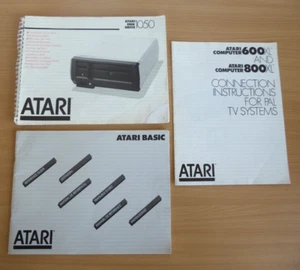 Vintage Atari Computer Manuals Disk Drive 1050 Instructions Basis Guide - Photo 1/8