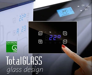 Temperatur-Differenzregler Holzkessel Kaminöfen Touch Screen Glass Heizkreis - Bild 1 von 4