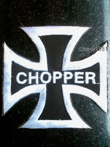 IRON CROSS CHOPPER Deutsches Eisernes Kreuz Biker PATCH - Bild 1 von 1