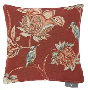 Floral Indian Tapestry Pillow Made In France NWT - Picture 1 of 2