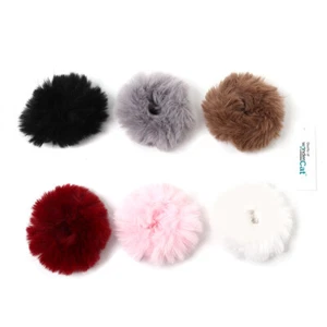 Esponjoso Scrunchies Bobbles elástico banda para el cabello soporte para cabello Scrunchie - Imagen 1 de 54