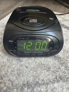 MEMOREX MC7264 CD AM/FM DIGITAL CLOCK RADIO/ALARM TESTED WORKS Dual Alarm AUX-IN - Picture 1 of 9