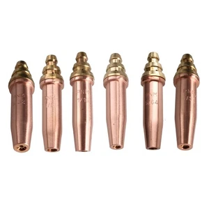 Punta de boquilla de corte de gas oxipropano PNM longitud estándar 1/32"-1/8" 3 - 300 mm 6pk - Imagen 1 de 1