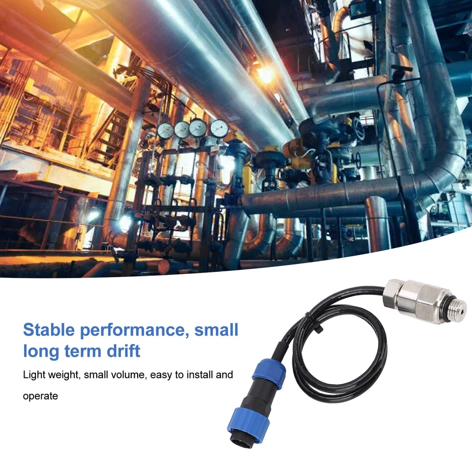 M14x1.5 2MPa Pressure Transmitter Pressure Transducer Sensor for Oil Fuel Air  - Image 1 of 4