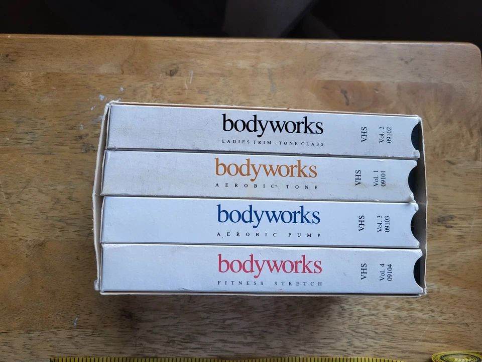 BODYWORKS VHS BOX SET 4 WORKOUT VIDEOS SEE LISTING FOR TITLES GUC TESTED A+++ - Image 1 of 4