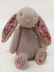 JELLYCAT London, Small Beige Posy Blossom Bashful Bunny Soft Plush, Rare Retired - Picture 1 of 10