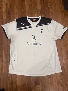 Tottenham Hotspur Shirt Jersey Men 2XL White 2010/11 Home See Pics - Picture 1 of 4