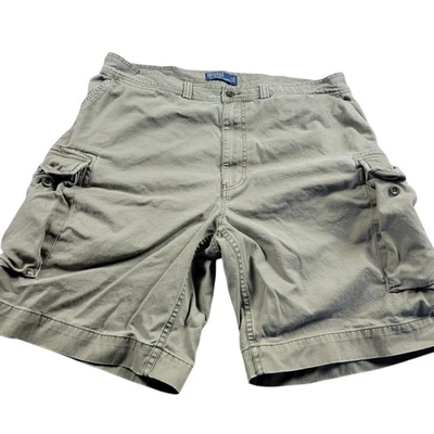 Pantalones Cortos de Carga Polo Ralph Lauren Para Hombres 40 Verde Chino Preppy Lavado Envejecido  Foto 1 de 4