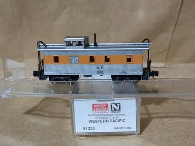 Micro-Trains #51220 Western Pacific Caboose escala N Foto 1 de 4