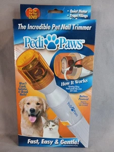 Pedi Paws Pet Nail Trimmer Won't Crack Splinter Or Break Nails New Open Box - Picture 1 of 5
