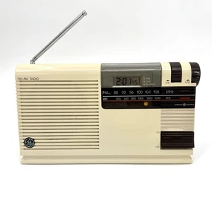 Radio AM/FM Campaña Cocina GE De Colección con Reloj Digital 7-4208B Probado - Imagen 1 de 15