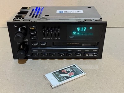 GM HIGH OUTPUT 5EQ Cassette RADIO BLUETOOTH 91 92 93 GMC SYCLONE TYPHOON DELCO - Image 1 of 4