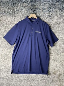 johnnie-O Poloshirt Herren XL Blau Performance Golf Stretch Logostickerei - Bild 1 von 5