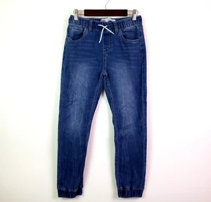 Levi Strauss Boys Size M 10-12 Blue Casual Drawstring Jogger Jeans Pants - Picture 1 of 9