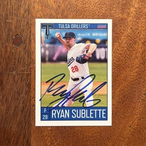 Ryan Sublette handsignierte 2023 Auswahl signed Karte #30 - Tulsa Drillers - Bild 1 von 2