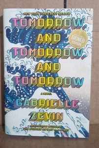 SIGNED --Tomorrow, And Tomorrow, And Tomorrow by Gabrielle Zevin --Hardcover - Picture 1 of 8