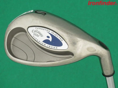 Callaway Hawk Eye titanium Single SW Sand Wedge Steel Uniflex Shaft Mens Right - Image 1 of 4