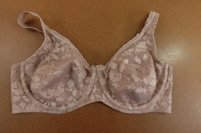 Bali Womens 42D Passion For Comfort Comfy Glam Underwire Full Coverage Bra New - Image 1 of 4