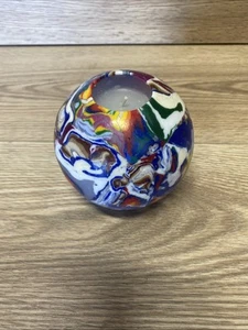 Vintage 90s THE MAGIC CANDLE Large Round Glowing Ball Psychedelic Trippy Hippy - Bild 1 von 4