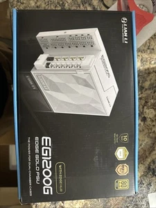 Lian Li EDGE GOLD Series 1200W EG1200G.WH Full Modular Power Supply White - Afbeelding 1 van 4