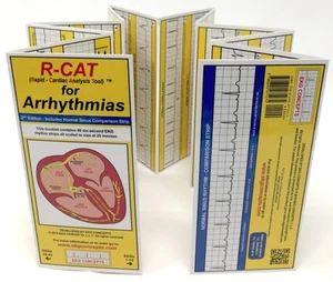 for Arrhythmias EKG Pocket Reference Guide – Great Study Card for EKG Interpr... - Picture 1 of 7