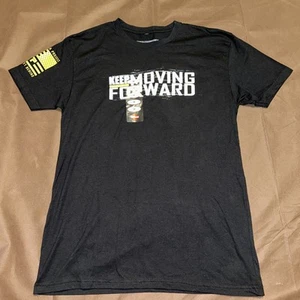 Til Valhalla Project Men's Keep Moving Forward T-Shirt Black Medium New - Picture 1 of 10