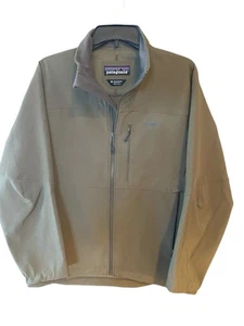 Patagonia Sz M Men’s Tan Simple Soft-shell Performance Outdoor Jacket - Picture 1 of 7