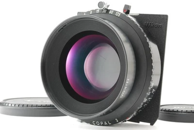 [Fast unbenutzt] Nikon Nikkor W 240 mm F/5.6 8x10 Objektiv COPAL 3 Auslösungen aus JAPAN - Bild 1 von 4