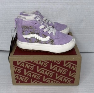 Vans Sk8-Hi Zip Mte-1 Vintage Floral Lupine Größe 5,5 Kleinkind - Bild 1 von 8