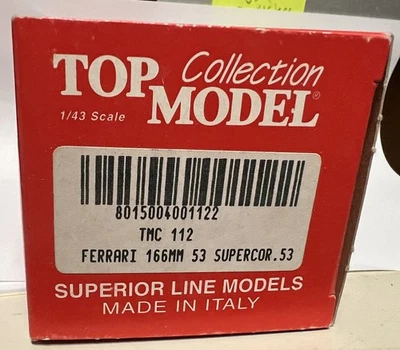 Top Model  TMC 112  1/43- Ferrari 166MM  #50 - Image 1 of 4