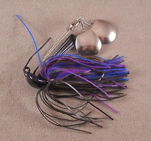 Bass, esca da pesca/DR Custom Flipping Jig 1/2 oz. Flipp N Spin - Foto 1 di 3