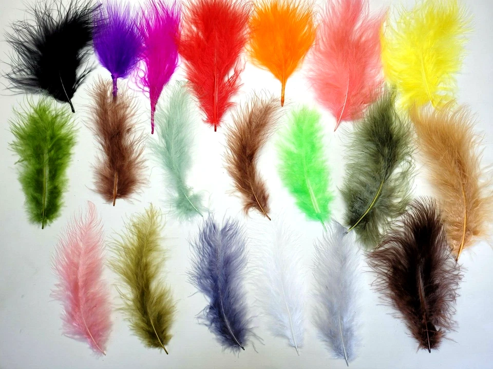 BIG HIT FLY CO MARABOU PLUME FEATHERS - Select Marabou Feather - Fly Tying Feathers - Streamers
