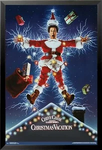 FRAMED National Lampoon's Christmas Vacation - Chevy Chase 34x22.25 Movie Poster - Picture 1 of 4