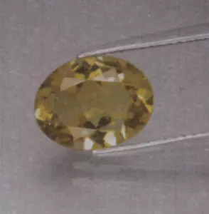 Apatite 2.66 carat VS Oval facet Madagascar - Bild 1 von 3