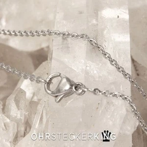 Edelstahl Kette Halskette 44 cm/1 mm Neu - Bild 1 von 3