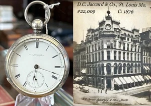 New York Watch Co. FREDERICK BILLINGS Provate Label 1872 - Picture 1 of 14