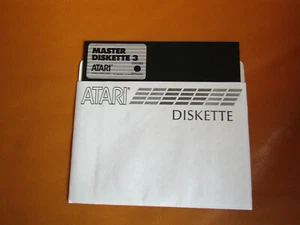 ORIGINAL ATARI MASTER DISKETTE 3 DX5052 5.25" FLOPPY DISC FOR ATARI 1050 DISC DR - Picture 1 of 3
