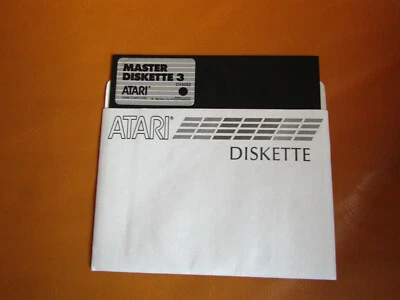 ORIGINAL ATARI MASTER DISKETTE 3 DX5052 5.25" FLOPPY DISC FOR ATARI 1050 DISC DR - Image 1 of 3