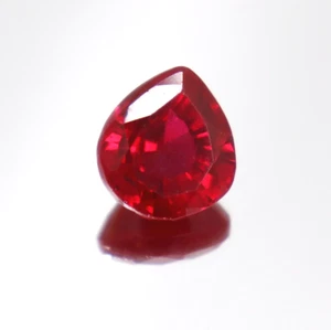 Piedras preciosas sueltas certificadas rubí rojo natural corte pera 9,70 quilates mejor oferta - Imagen 1 de 5