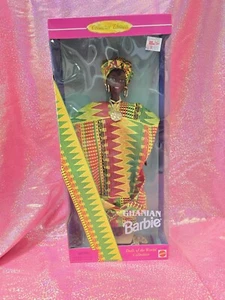 Vintage 1996 Dolls of the World Ghanian Barbie Neu in OVP - Bild 1 von 7