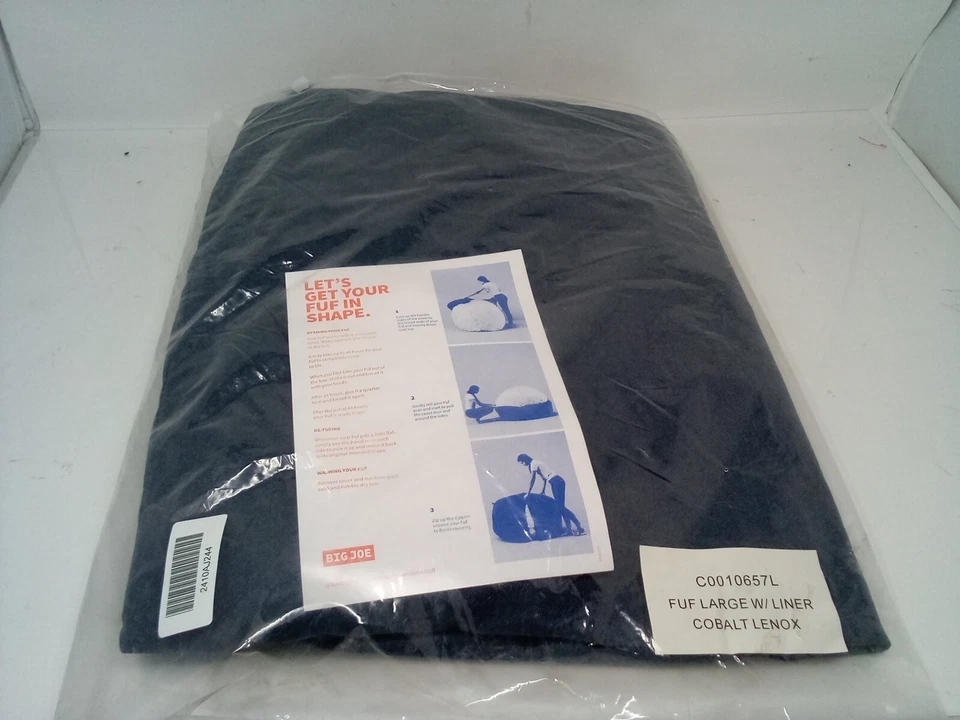 Big Joe Fuf Grande con Forro Cobalto Lenox (Solo Cubierta con Forro) Foto 1 de 4