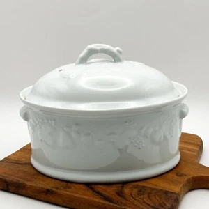 California Blanc De Blanc Philippe Deshoulieres Lidded Oval Casserole 1 QT #8 - Picture 1 of 18