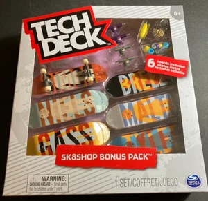 Tech Deck Skateboards Girl Sk8shop Bonus Pack NEU / MINT - 6 Boards mit Extras - Bild 1 von 6