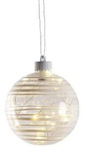 Wunderkugel Lichtkugel Weihnachtsschmuck Streifen Räder Design - Bild 1 von 1