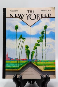 New Yorker Magazine April 23 2018 David Hockney Cover No Label Art Issue - Picture 1 of 9