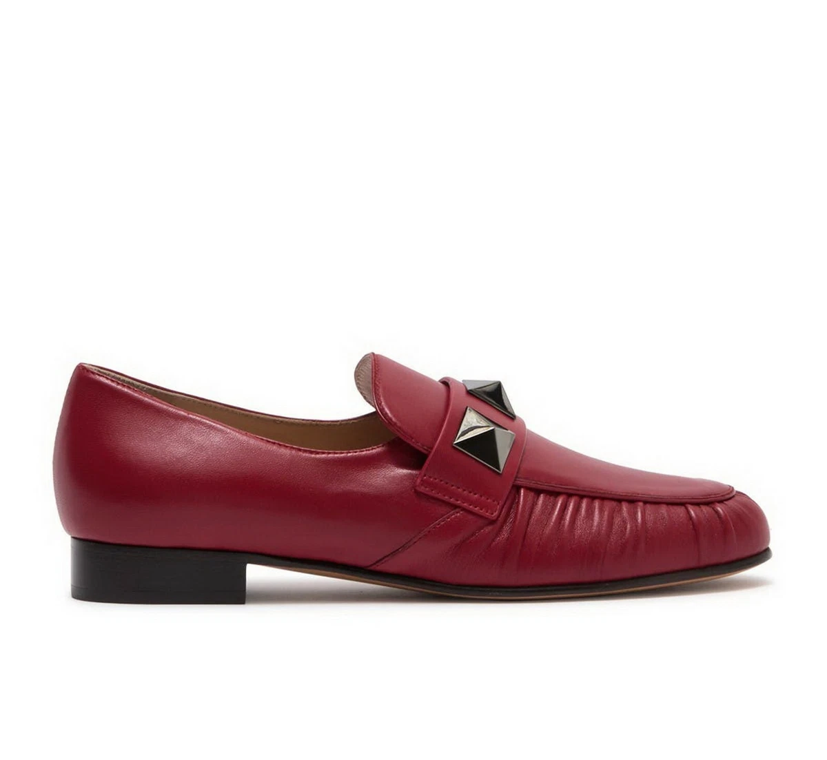 VALENTINO ミックスツイード スタッズ キュロット レッド 36 VALENTINO ミックスツイード スタッズ キュロット レッド 36 VALENTINO