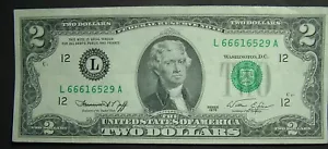 1976 USA Two Dollars Series 1976 L - Picture 1 of 2